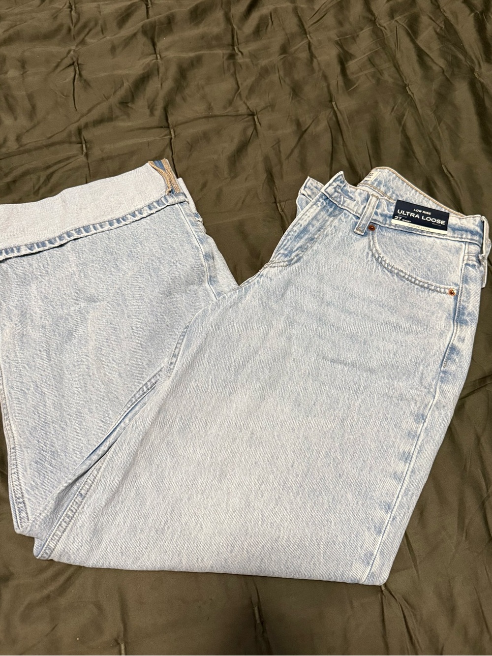 Abercrombie & Fitch Ultra Loose Light Blue Jeans